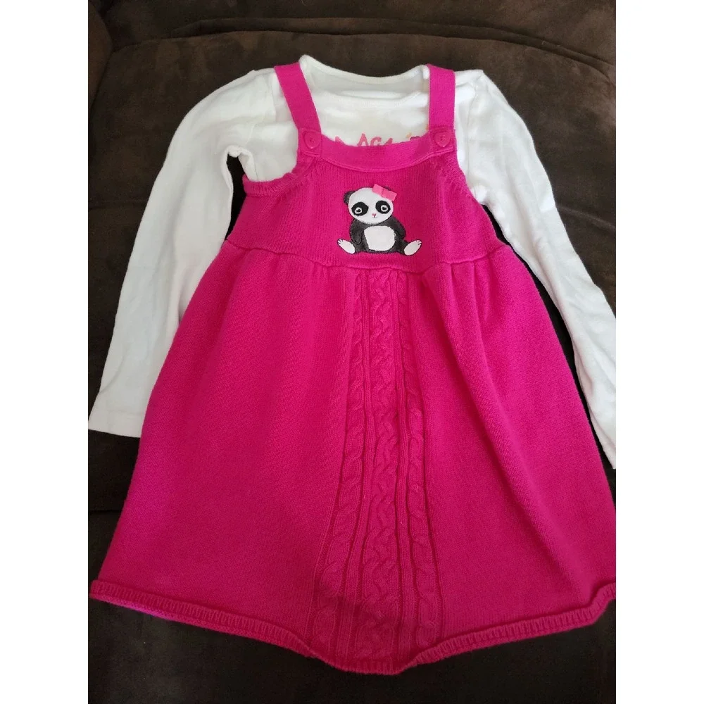 Gymboree‎ panda academy top size 5 jumper dress size 5t